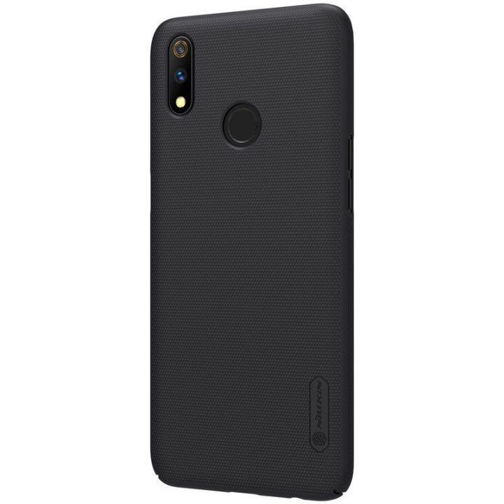 Dėklas Realme 3 Pro, juodas Nillkin Super Frosted Shield