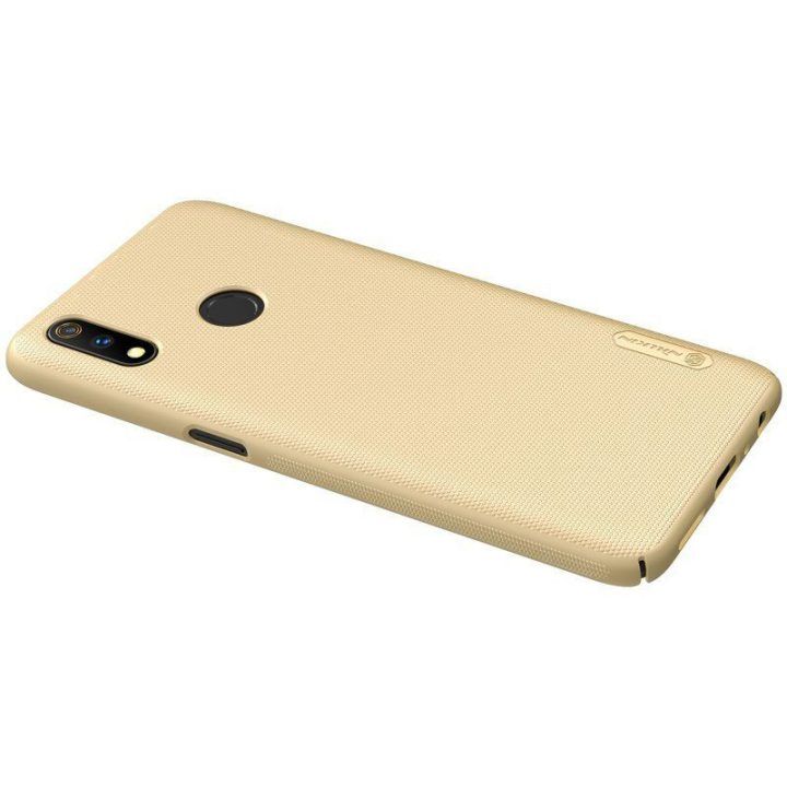 Nillkin Super Frosted Shield dėklas Realme 3 Pro, aukso spalvos