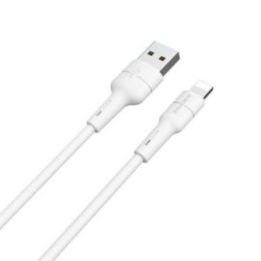 Laidas USB į Lightning Borofone, 1 m, baltas