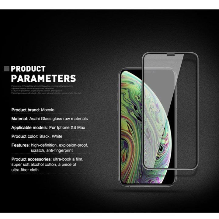 Apsauginis stiklas iPhone 11 Pro Max / Xs Max, Mocolo 3D Glass