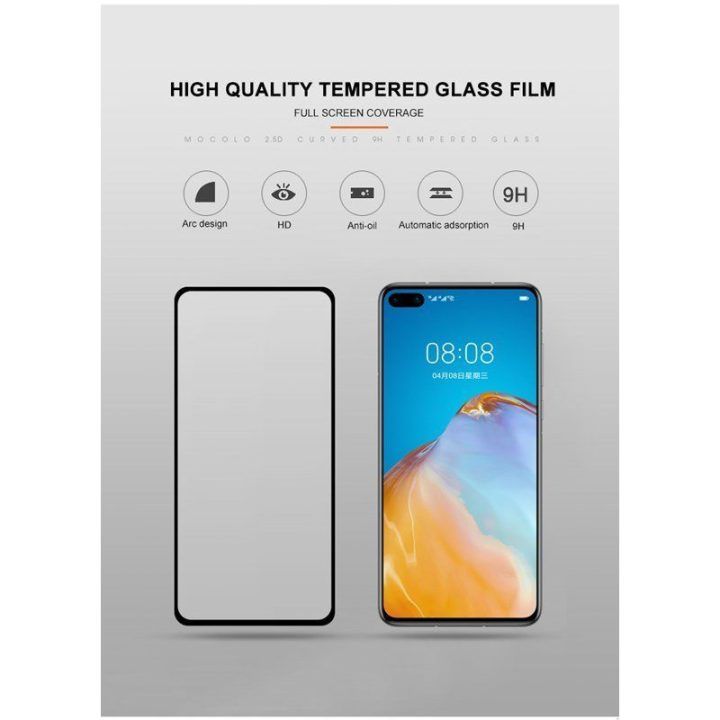 Apsauginis stiklas Mocolo 2.5D Full Glue Huawei P40