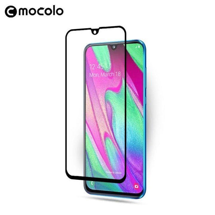 Apsauginis stiklas Mocolo 3D 9H Samsung Galaxy A40, juodas