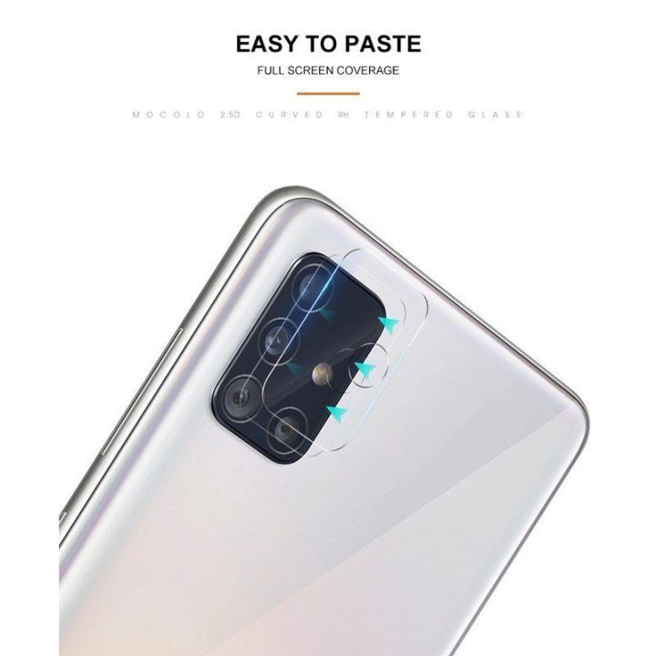 Apsauginis stiklas kamerai Samsung Galaxy A71, Mocolo