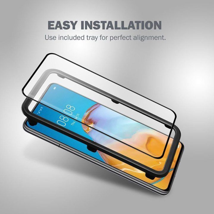 Grūdintas apsauginis stiklas Huawei P40, 3D