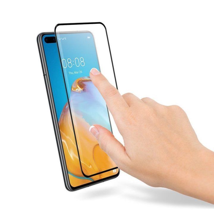 Grūdintas apsauginis stiklas Huawei P40, 3D