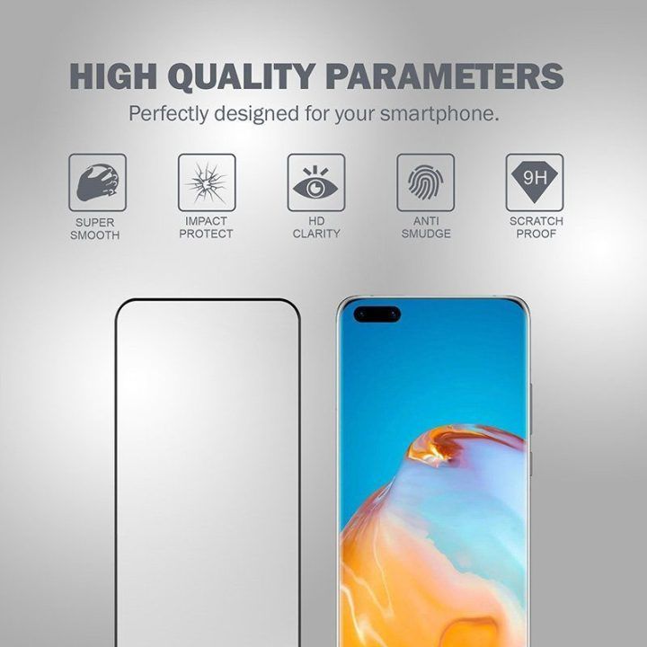 Apsauginis stiklas Huawei P40 Pro Crong 3D Armour Glass 9H