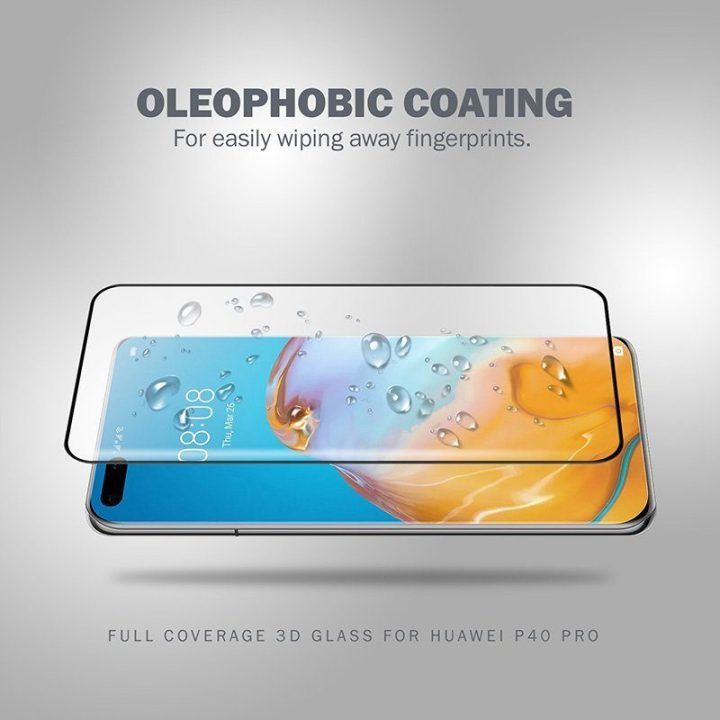 Apsauginis stiklas Huawei P40 Pro Crong 3D Armour Glass 9H