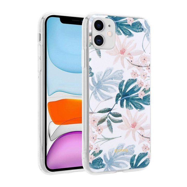 Dėklas iPhone 11 Crong Flower, gėlėtas