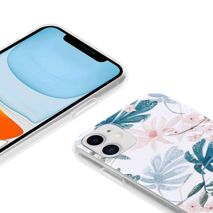 Dėklas iPhone 11 Crong Flower, gėlėtas
