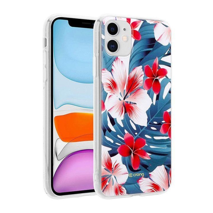 Dėklas iPhone 11, gėlėtas, Crong Flower Case