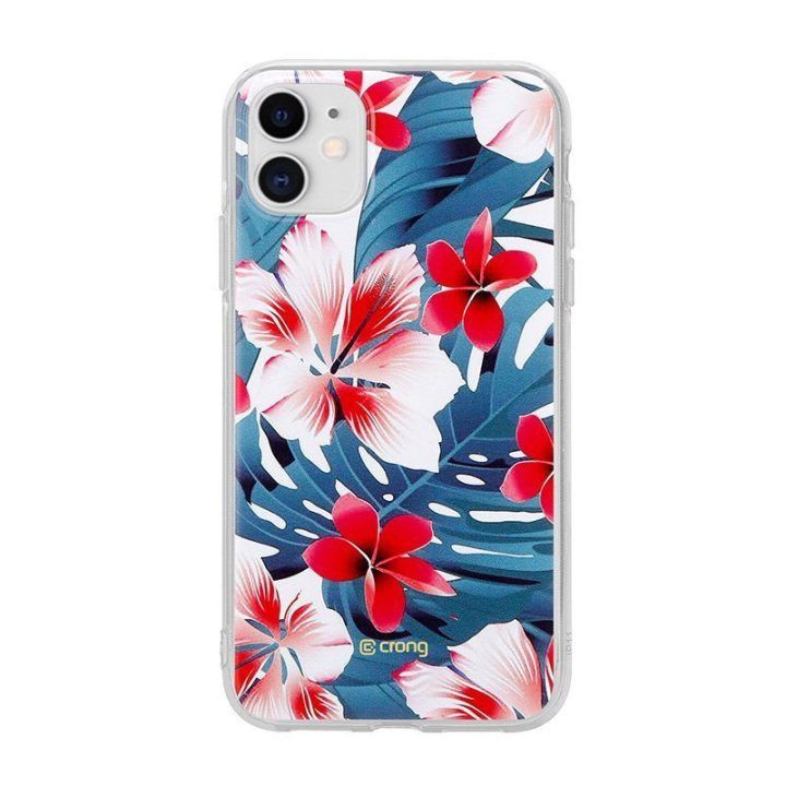 Dėklas iPhone 11, gėlėtas, Crong Flower Case