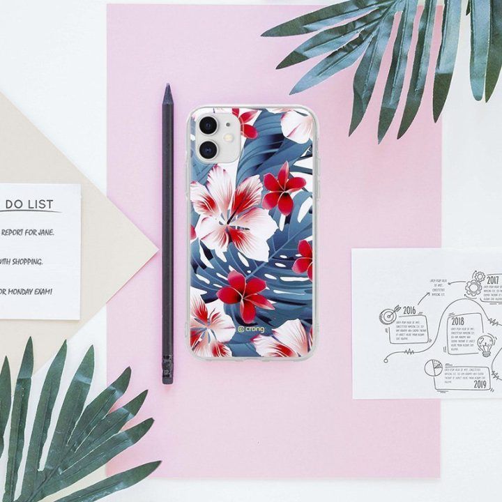 Dėklas iPhone 11, gėlėtas, Crong Flower Case