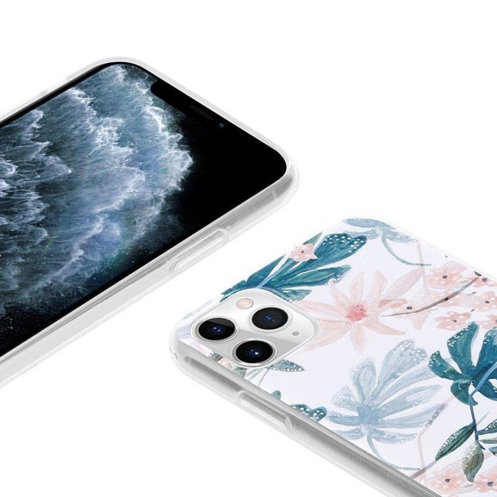 Dėklas iPhone 11 Pro, gėlėtas, Crong Flower Case