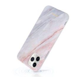 Dėklas iPhone 11 Pro Crong Marble rožinis
