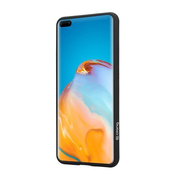 Dėklas Huawei P40 Crong Color Cover, juodas