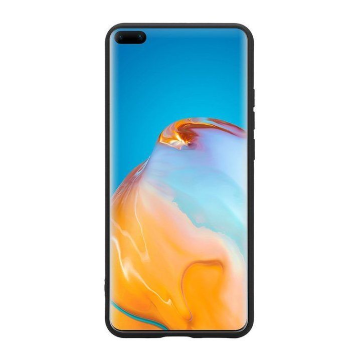 Dėklas Huawei P40 Crong Color Cover, juodas