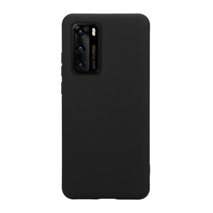 Dėklas Huawei P40 Crong Color Cover, juodas