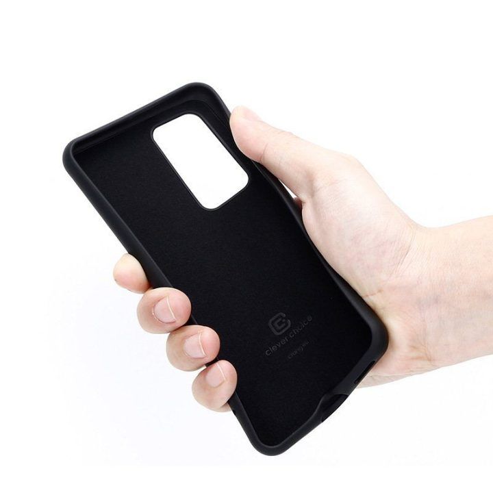 Dėklas Huawei P40 Crong Color Cover, juodas