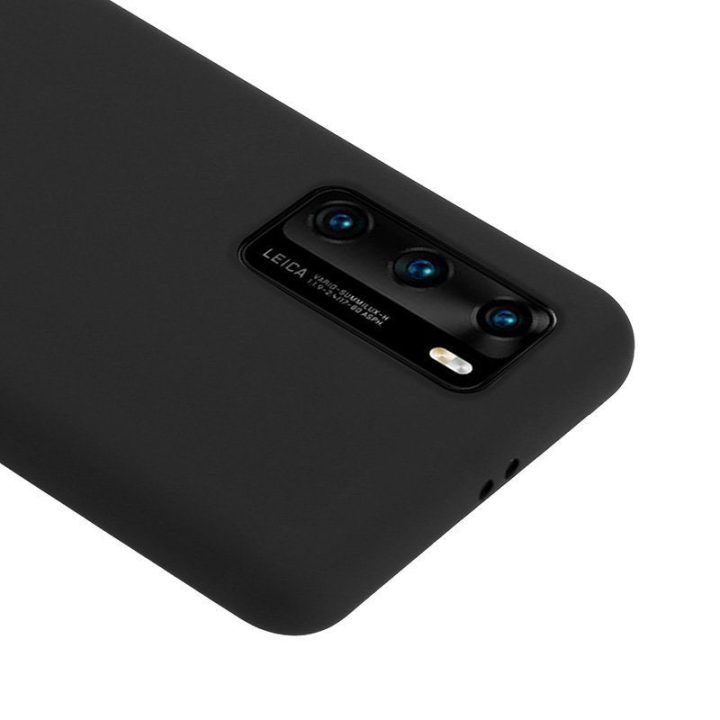 Dėklas Huawei P40 Crong Color Cover, juodas