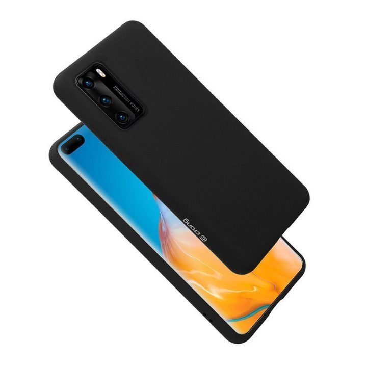 Dėklas Huawei P40 Crong Color Cover, juodas