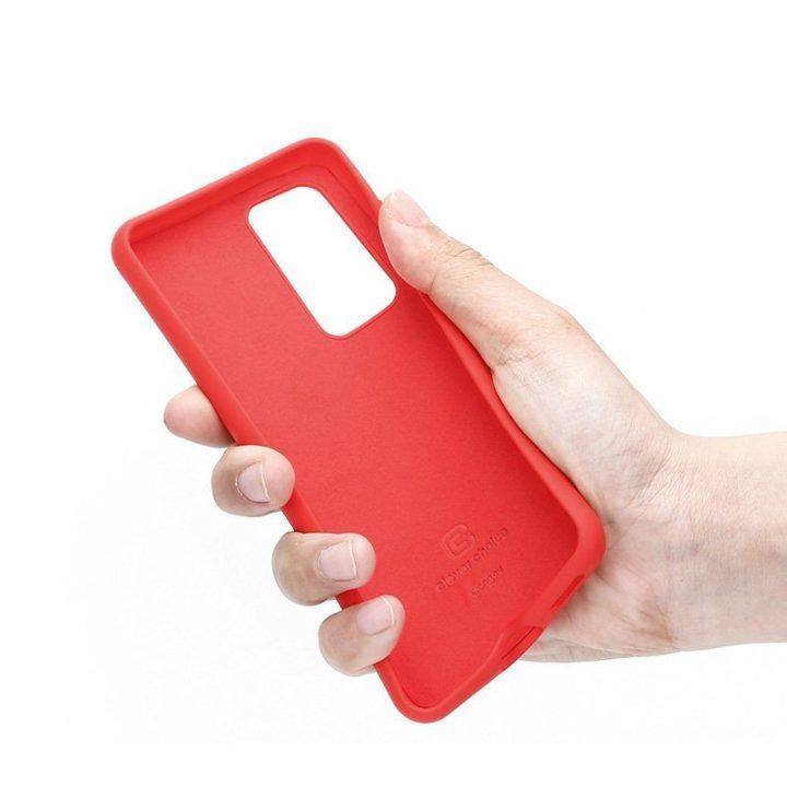 Dėklas Huawei P40 Crong Color Cover, raudonas