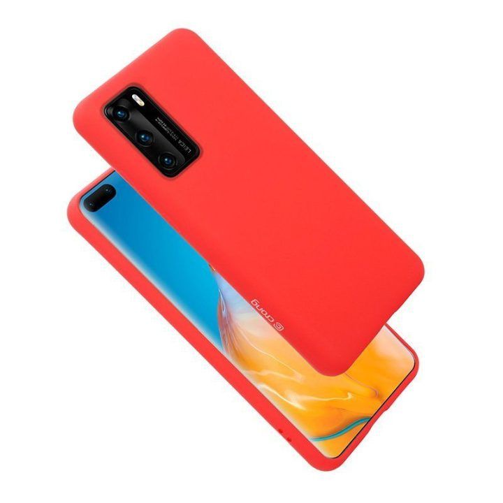 Dėklas Huawei P40 Crong Color Cover, raudonas