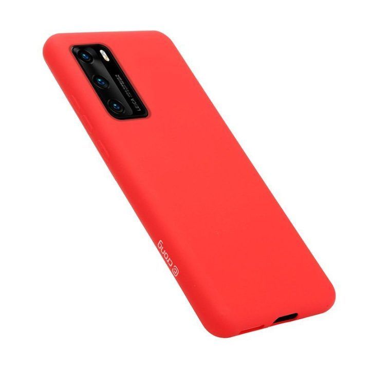 Dėklas Huawei P40 Crong Color Cover, raudonas