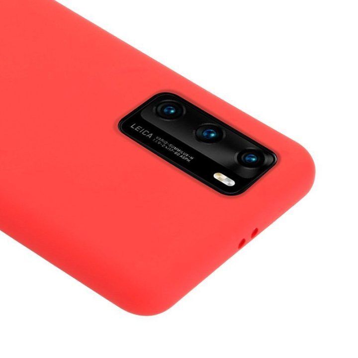 Dėklas Huawei P40 Crong Color Cover, raudonas