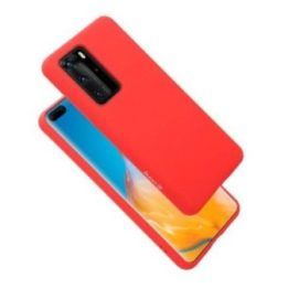 Raudonas silikoninis dėklas Huawei P40 Pro, Crong