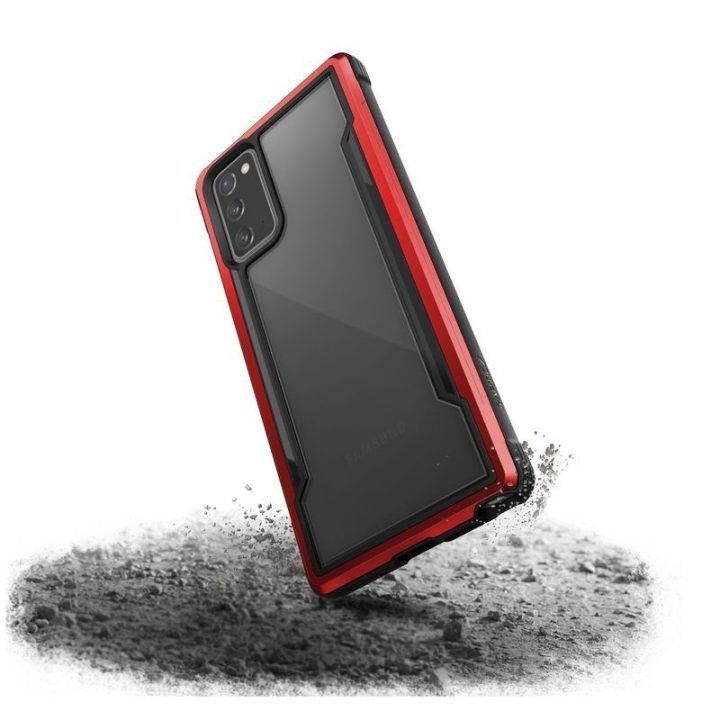 Dėklas Samsung Galaxy Note 20, raudonas X-Doria Raptic Shield