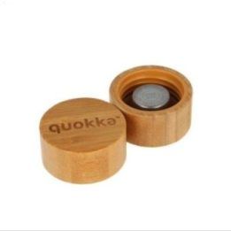 Stiklinė gertuvė Quokka Storm 700 ml, žalsva