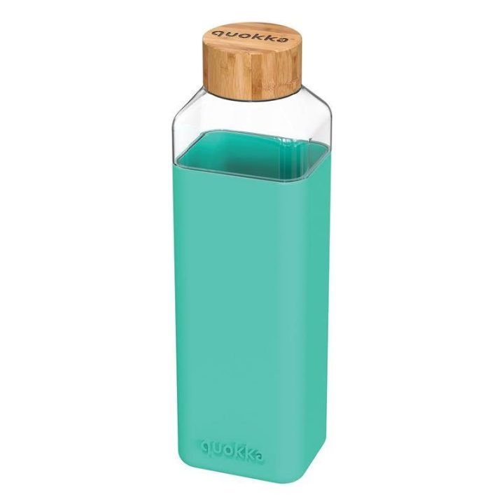 Stiklinė gertuvė Quokka Storm 700 ml, žalsva