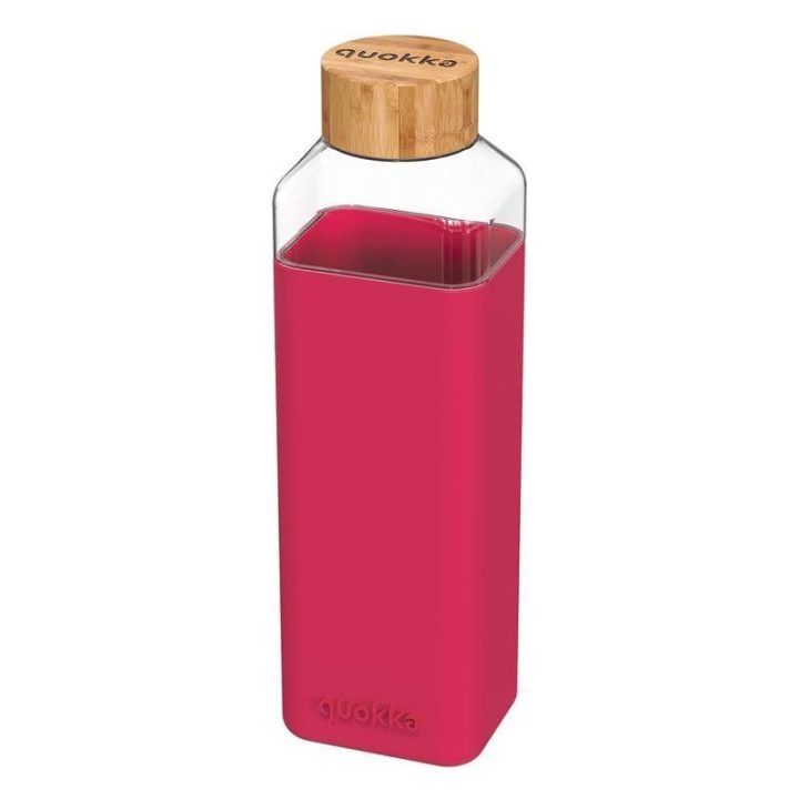 Stiklinė gertuvė Quokka Storm 700 ml, raudonai ruda