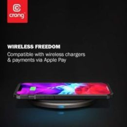 Crong Hybrid Carbon dėklas iPhone SE (2020) ir iPhone 8/7, juodas