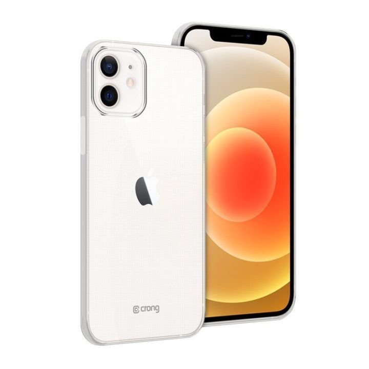 Permatomas dėklas Crong Crystal Slim iPhone 12 / 12 Pro