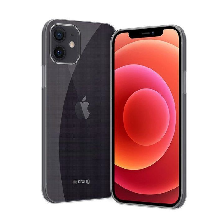 Permatomas dėklas Crong Crystal Slim iPhone 12 / 12 Pro