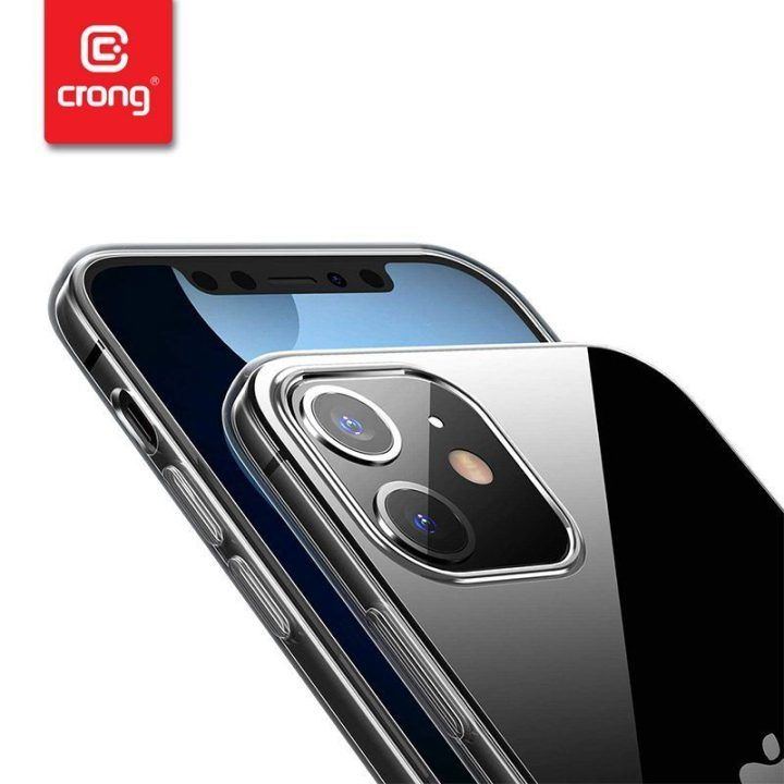 Permatomas dėklas iPhone 12 Pro Max Crong Crystal Slim