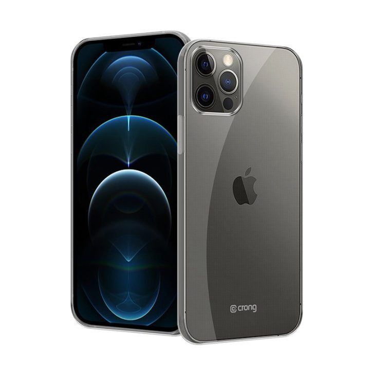 Permatomas dėklas iPhone 12 Pro Max Crong Crystal Slim