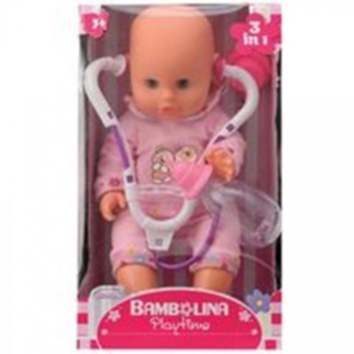 Lėlė Bambolina 26 cm su buteliuku
