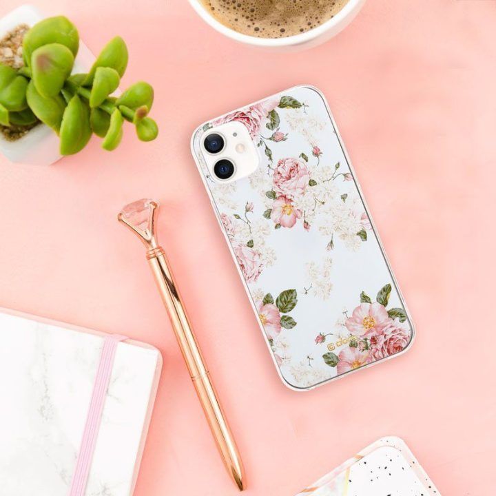 Dėklas iPhone 12 mini Crong Flower Case