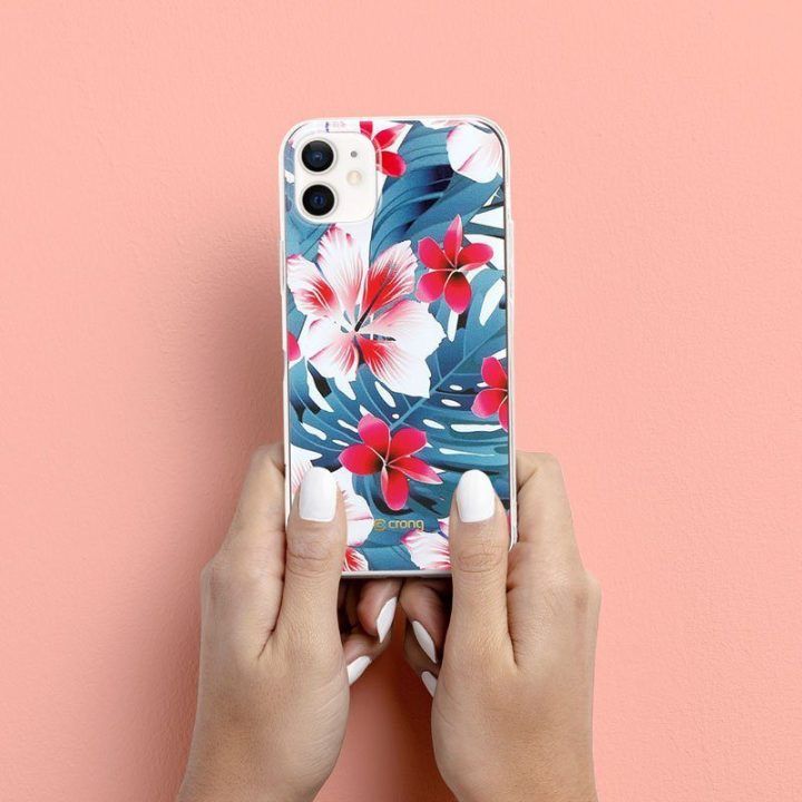 Dėklas iPhone 12 mini Flower Case, gėlėtas