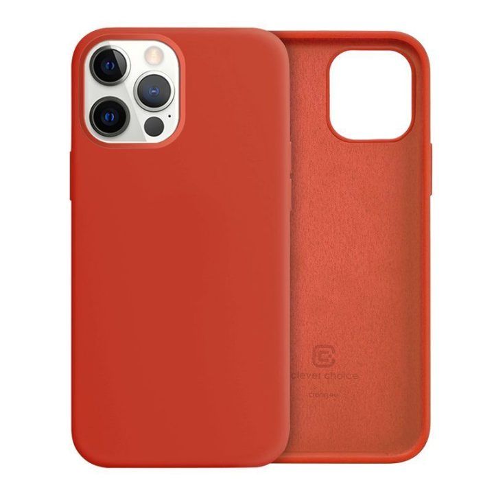 Dėklas iPhone 12 Pro Max, raudonas Crong Color Cover