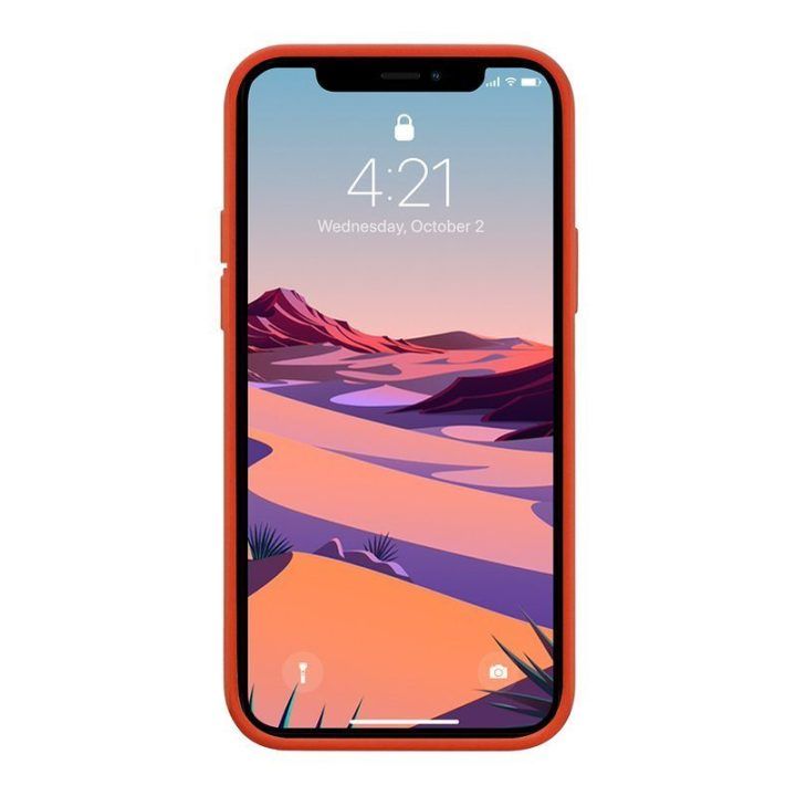 Dėklas iPhone 12 Pro Max, raudonas Crong Color Cover