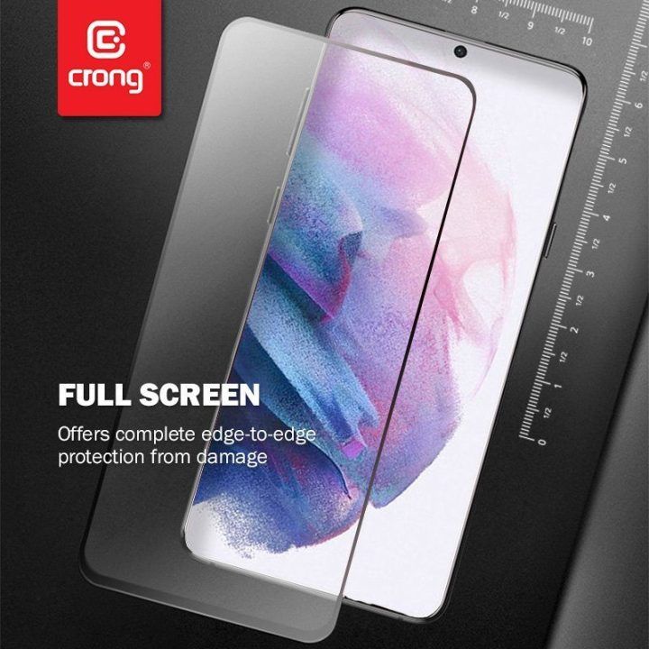 Apsauginis stiklas CRONG 7D Nano Samsung Galaxy S21