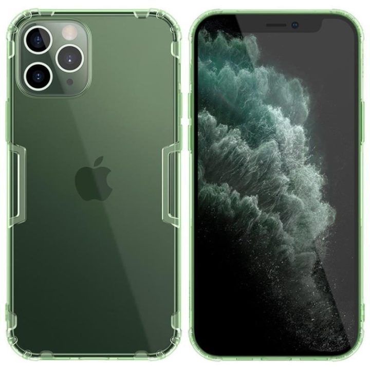 Nillkin Nature TPU dėklas Apple iPhone 12 Pro Max, žalias