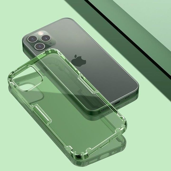 Nillkin Nature TPU dėklas Apple iPhone 12 Pro Max, žalias