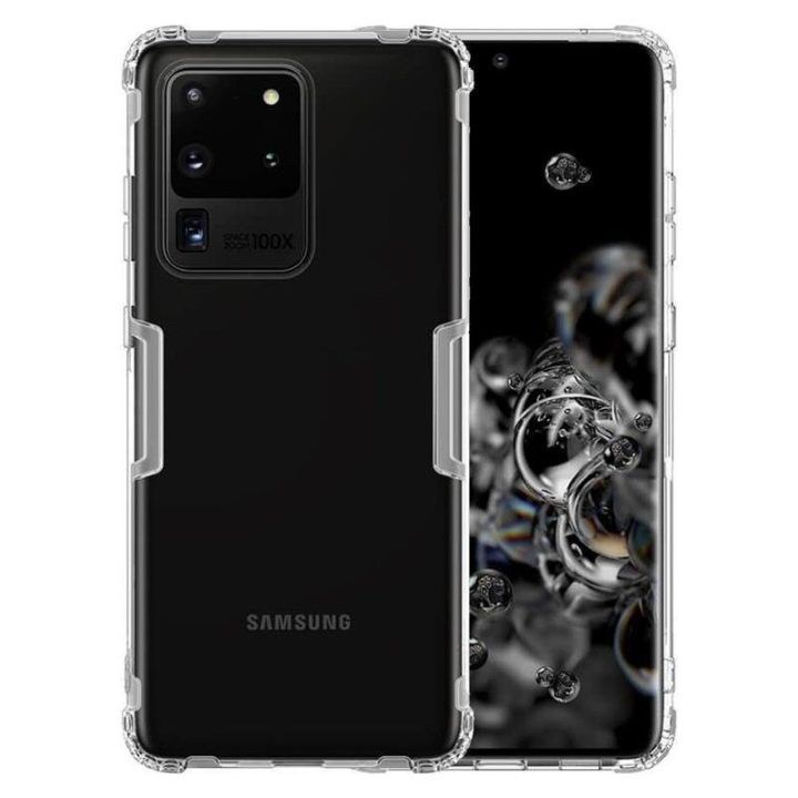 Dėklas Samsung Galaxy S20 Ultra, baltas Nillkin Nature TPU