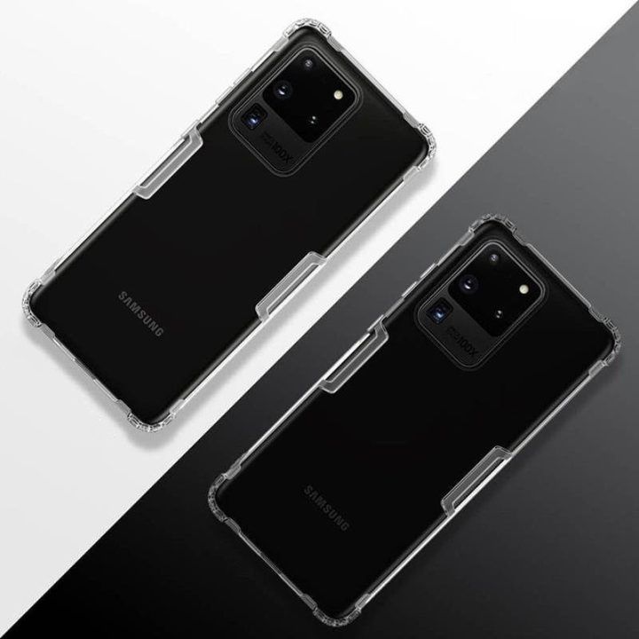 Dėklas Samsung Galaxy S20 Ultra, baltas Nillkin Nature TPU