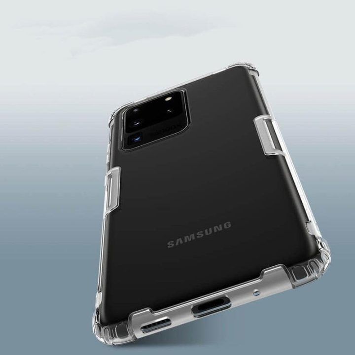 Dėklas Samsung Galaxy S20 Ultra, baltas Nillkin Nature TPU