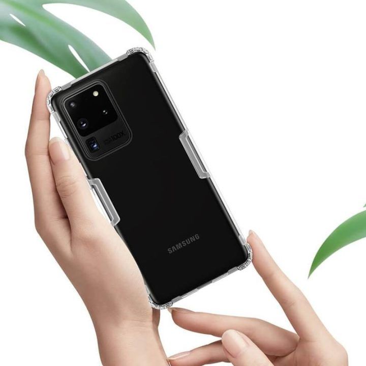 Dėklas Samsung Galaxy S20 Ultra, baltas Nillkin Nature TPU